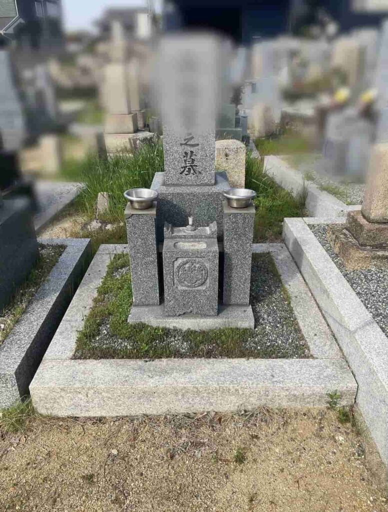 泉佐野市の墓じまい施工事例｜湊霊園（2026年6月26日） 施工前