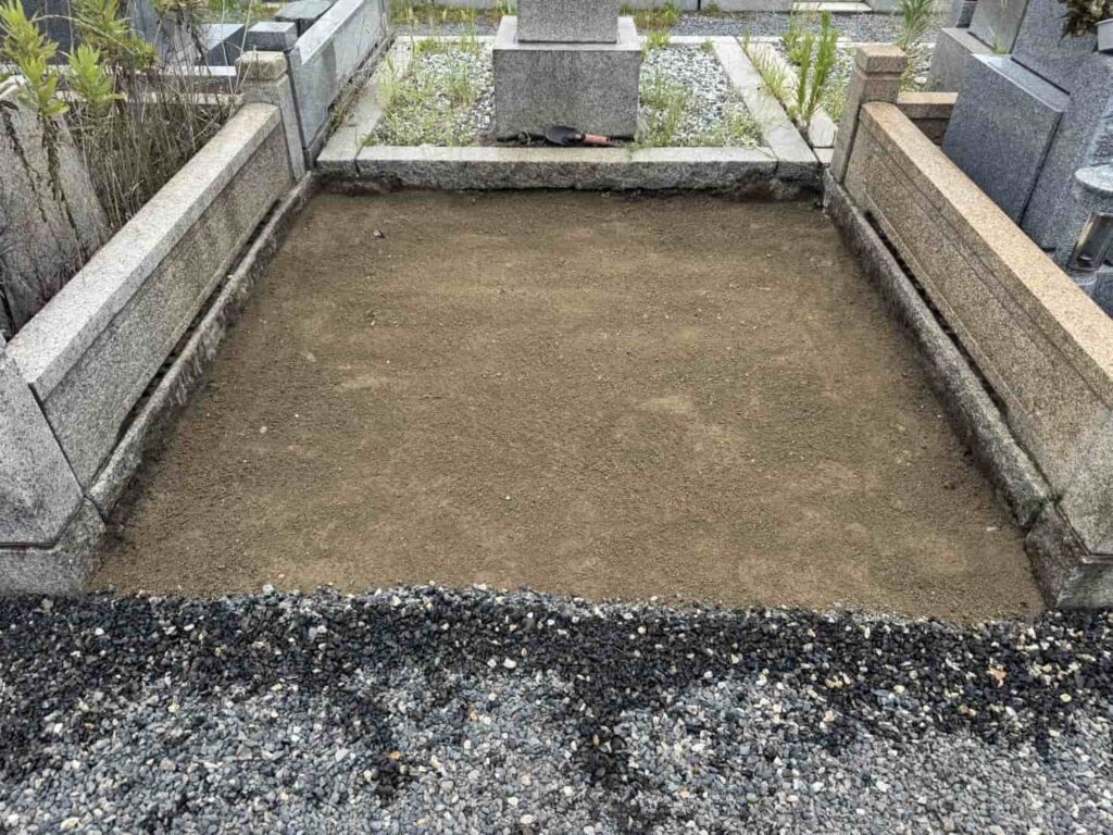 大阪市平野区の墓じまい施工事例｜瓜破霊園（2026年7月27日） 施工後
