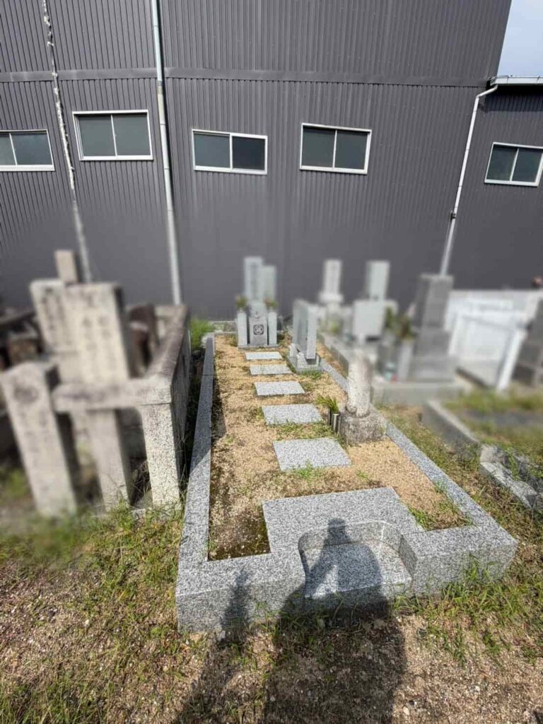 堺市中区の墓じまい施工事例｜伏尾共同墓地（2026年7月） 施工前