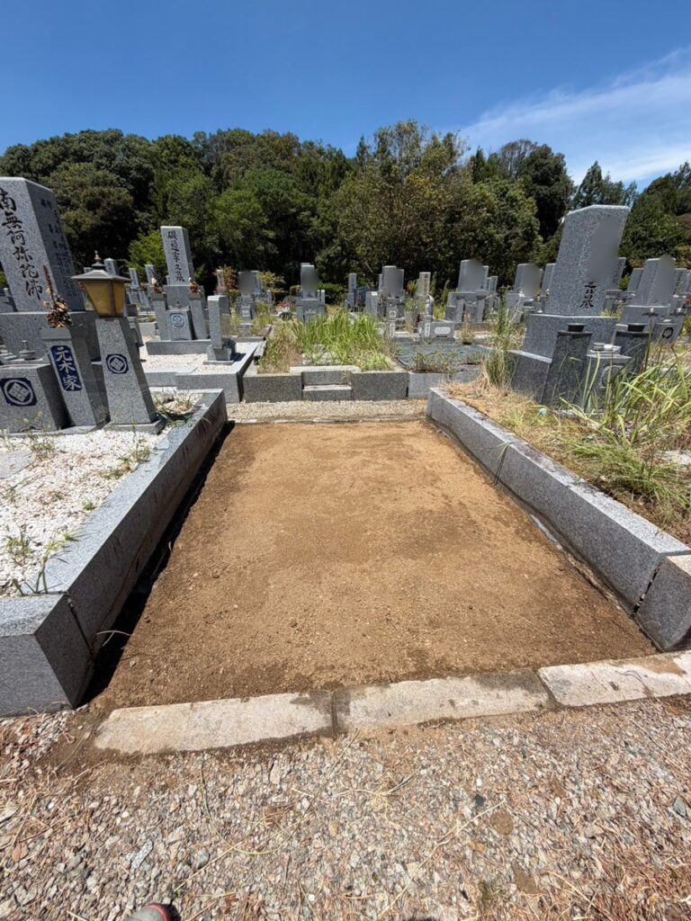 堺市南区の墓じまい施工事例｜堺公園墓地(鉢ヶ峰公園墓地)（2026年9月） 施工後