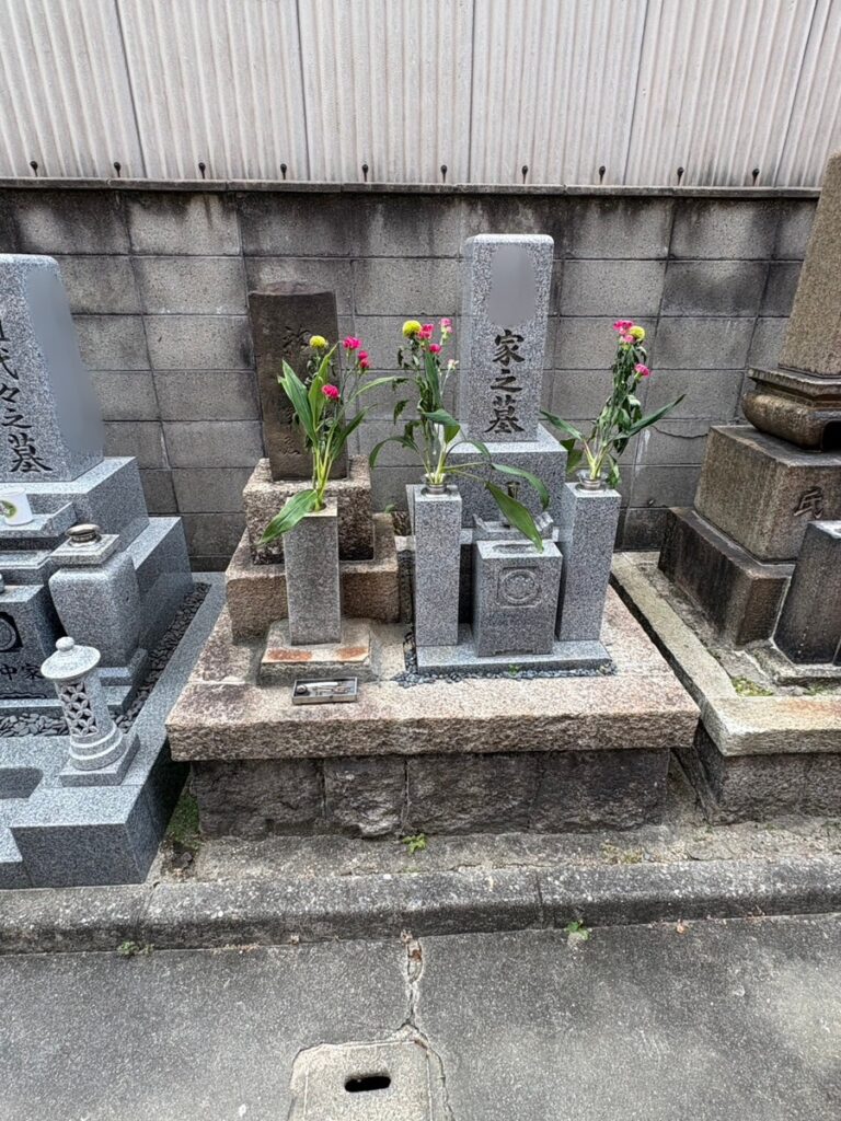 大阪市淀川区の墓じまい施工事例｜願秀寺霊園（2026年9月） 施工前