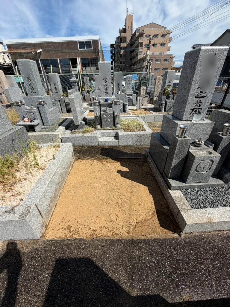 羽曳野市の墓じまい施工事例｜北宮大念仏墓地（2026年9月） 施工後