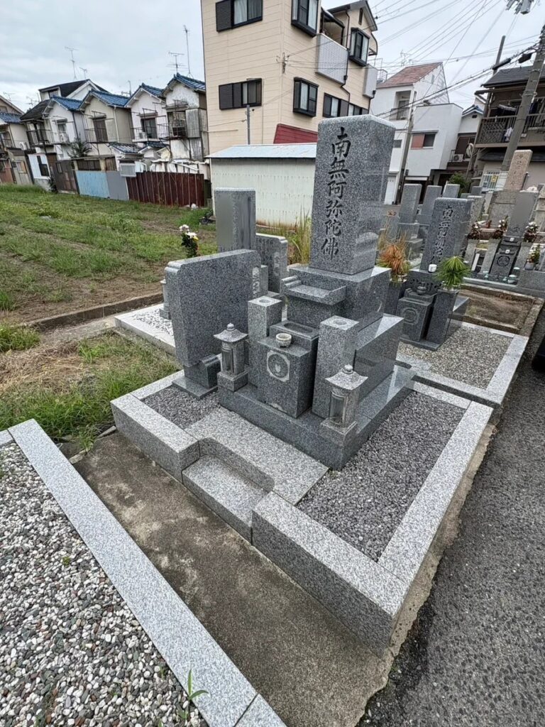 羽曳野市の墓じまい施工事例｜小土墓地（2026年9月） 施工前